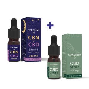 CBN olej 15% + CBD olej 5%